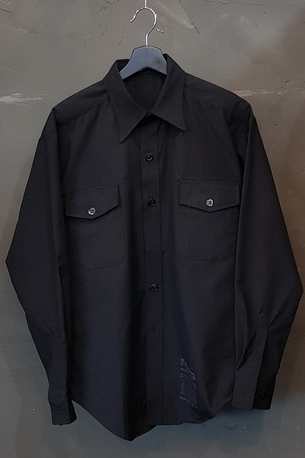 90&#039;s US Navy Naval Dress Shirt-Anchor (L-XL)
