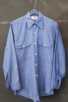 80&#039;s Dickies - Chambray - Made in U.S.A. (M)