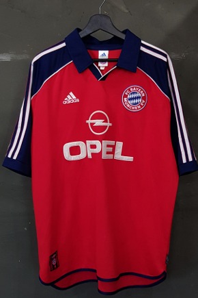 1999/2001 Adidas - Bayern München - Home - Made in Tunisia (XL)