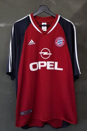 2001/2002 Adidas - Bayern München - Home - Thomas - Made in Portugal (XL)